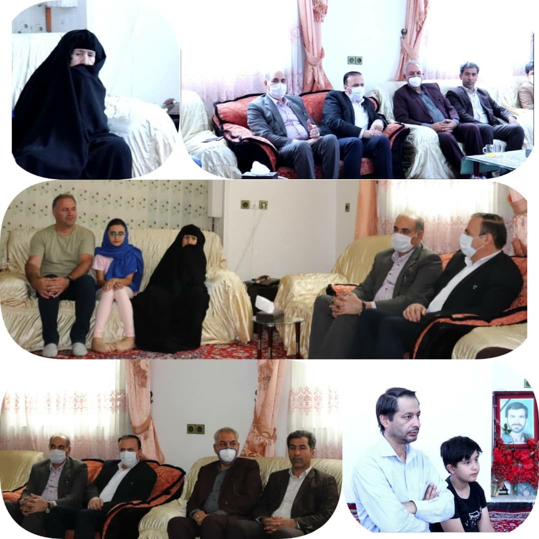 دیدار معاون سیاسی امنیتی استاندار ایلام با خانواده شهید مبارزه با مواد مخدر