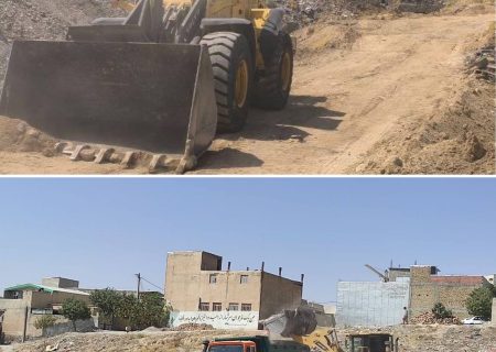 جمع‌آوری ۴ هزار تن نخاله ساختمانی از سطح شهر ایلام