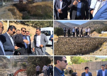پیشگیری از سیلاب در ایلام با پاکسازی حوضچه‌های آرامش و  مسیل‌ها